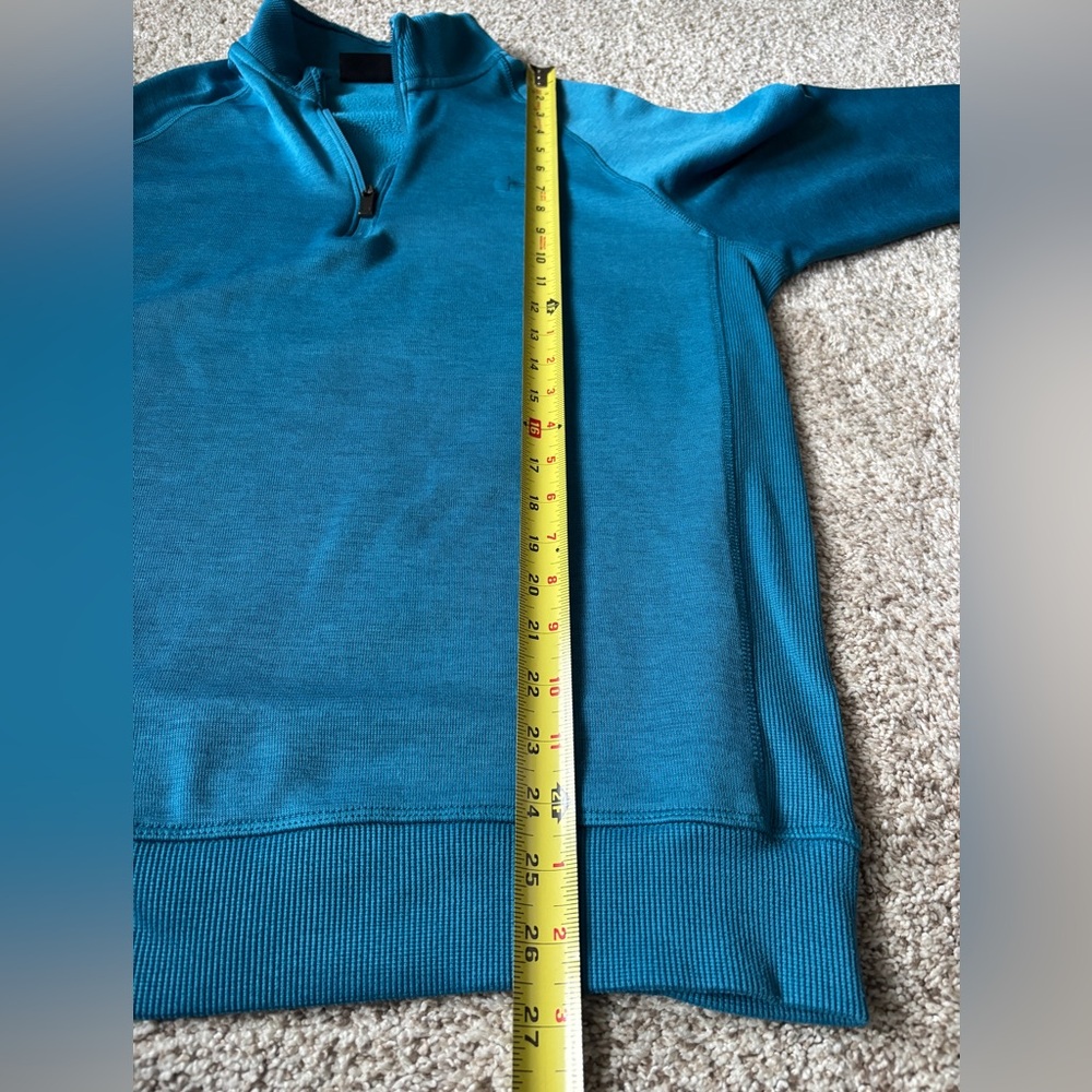 Under Armour Cold Gear BLUE Mens 1/4 Zip Sweatshirt Pullover Size Large - Picture 6 of 6